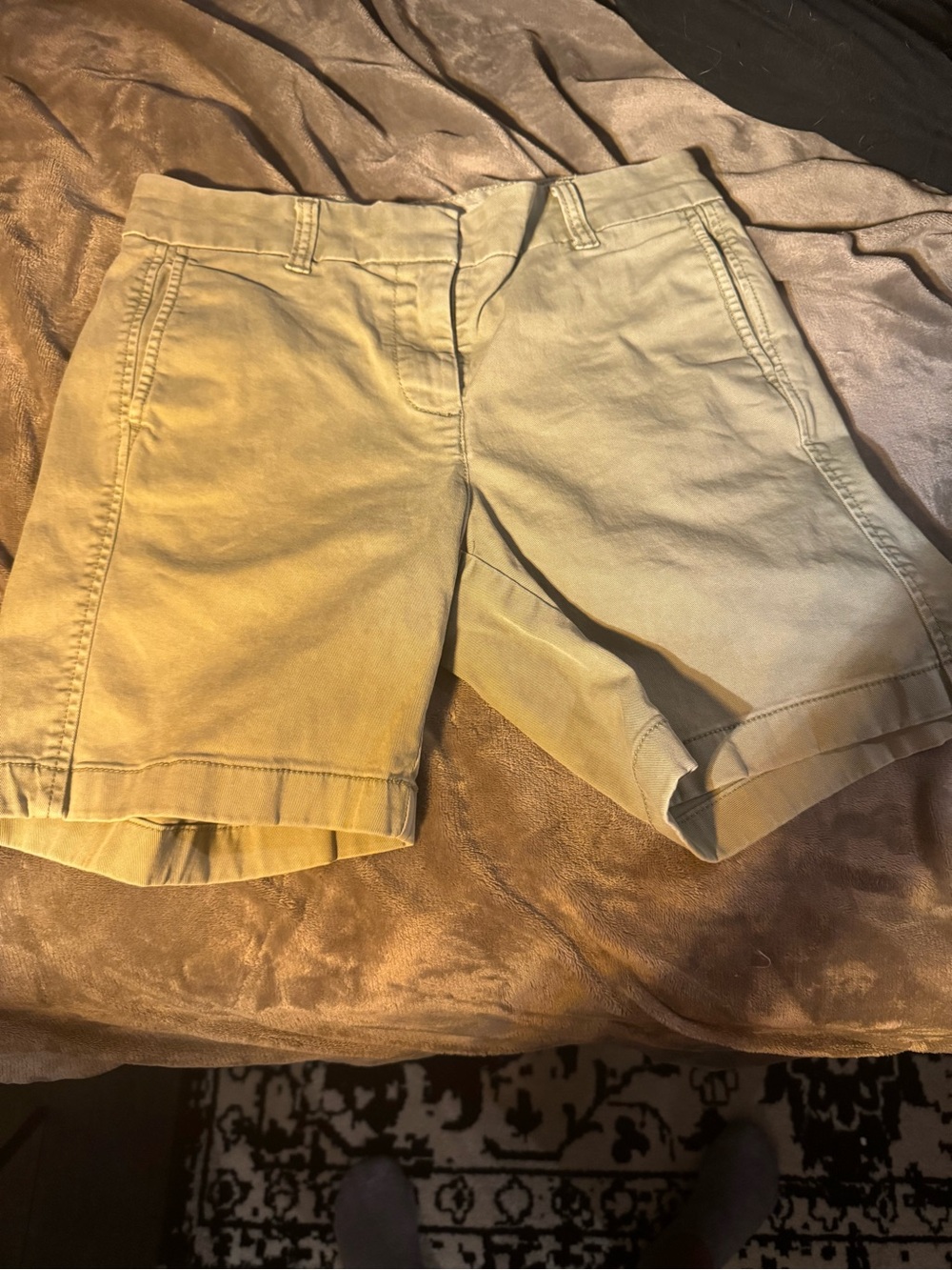 J. Crew Women's Tan Cotton Bermuda Shorts